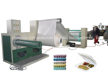 Foam Sheet Disposable Food Box Machine By Wind Or Water Cooling ISO9001