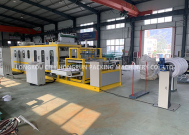 CE SGS Take Away Food Box Making Machine Vacuum Forming And Cutting