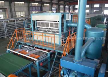 Egg Tray Pulp Molding Machine , Egg Tray Equipment With Rotary Type
