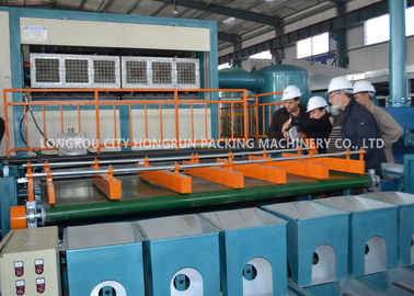 Pulp Moulding Carton Egg Tray Machine , Fruit Tray Forming Machine