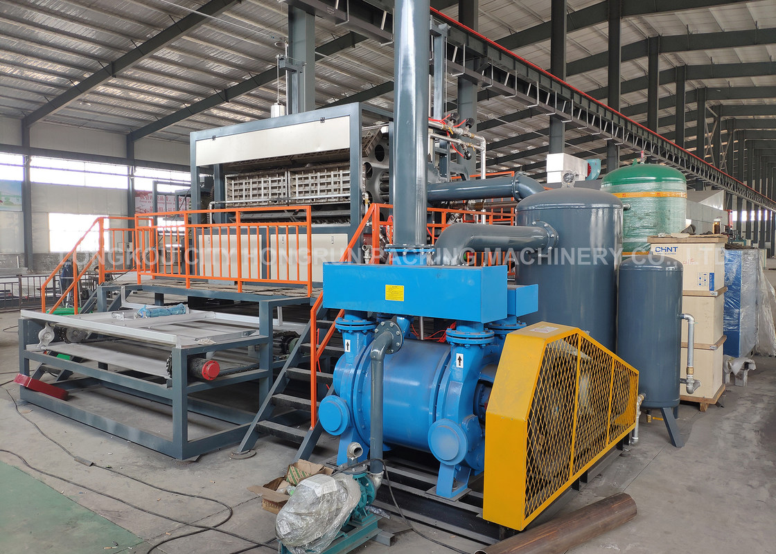 Automatic Rotary Paper Egg Tray Machine , pulp molding egg carton ...