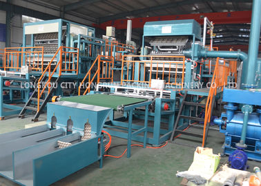 Eco - Friendly Recycling Egg Carton Machine / Egg Tray Making Machine