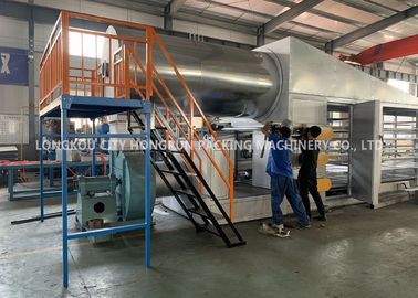 Eco - Friendly Pulp Molding Machine For Making Egg / Fruit Tray / Carton