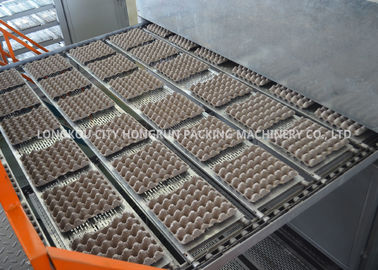 6000pcs/h Automatic Paper Pulp Molding Machine , Coal Egg Tray Making Machine