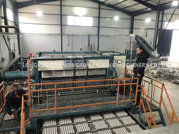 Recycled Waste Paper Egg Tray Machine , Paper Pulp Moulding Machine