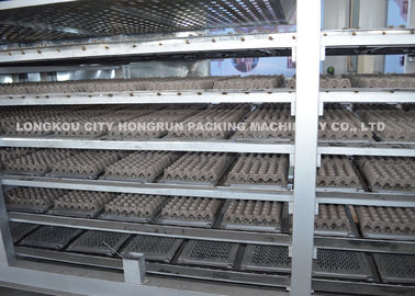 4000pcs/hr Pulp Moulding Egg Tray Machine , Egg Tray Forming Machine