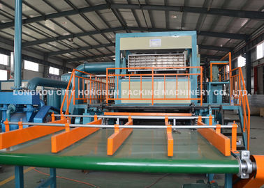 Automatic Rotary Egg Tray Machine , Fully Roller Egg Boxing Machine Line 2000pcs/hr