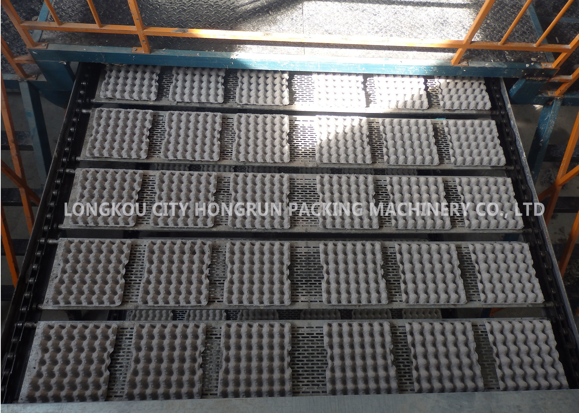 200KW 380V Paper Egg Tray Machine With Automatic Stacking , Collection ...