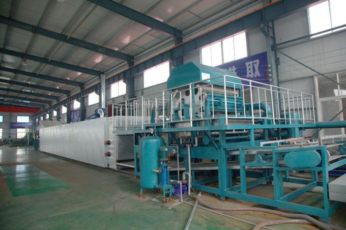 4000pcs/h 8 sides rotary type automatic egg tray machine with 6 layer ...
